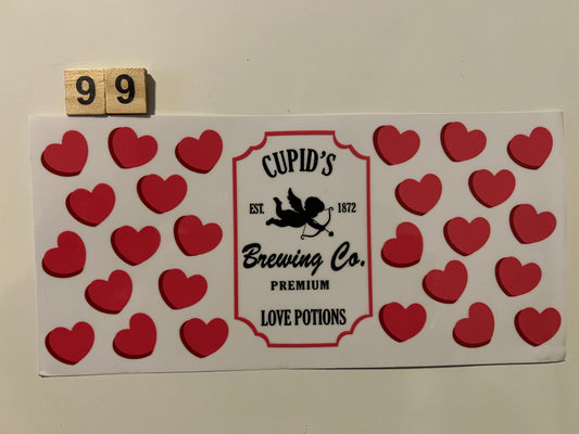 Cupids brew with solid hearts wrap (99) (L)