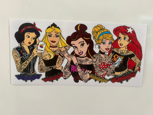 Tatted Disney princesses wrap