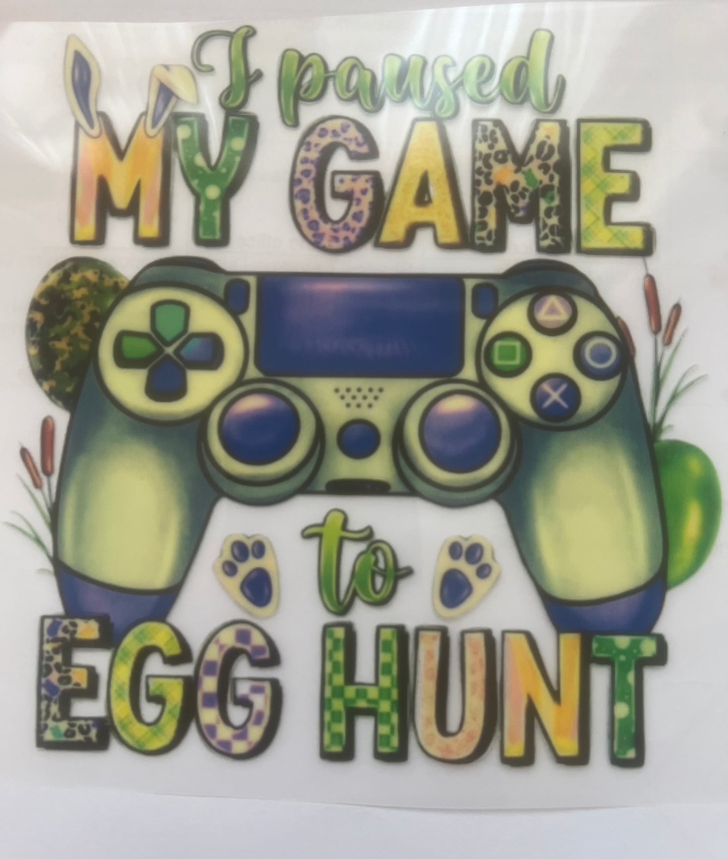 Gamer egg hunt DTF transfer