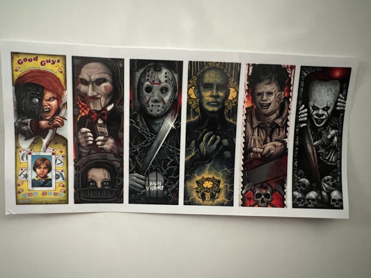 Horror movie characters wrap