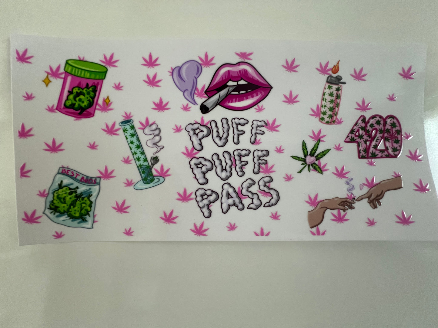 Puff Puff Pass UVDTF wraps