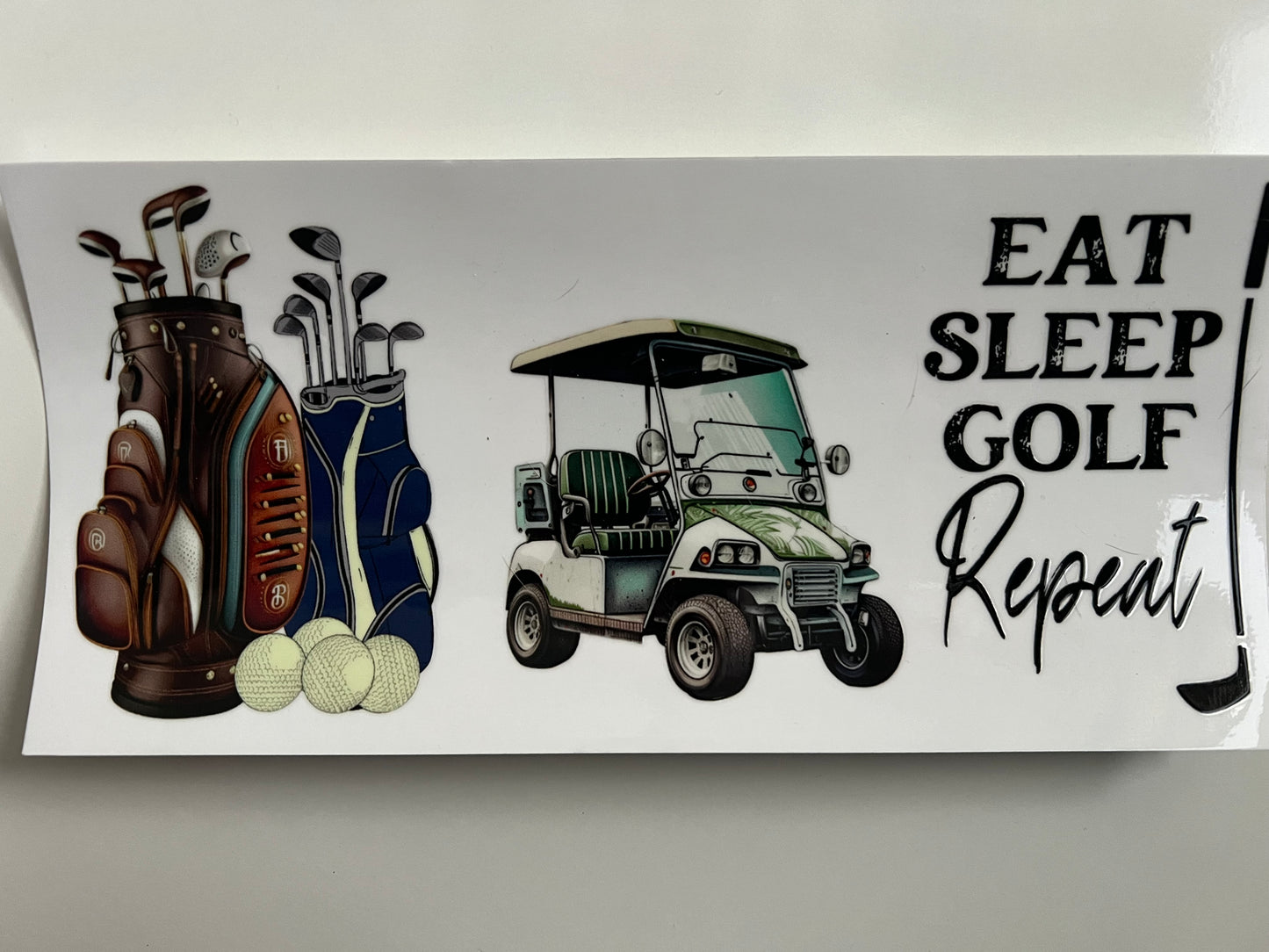 Eat sleep golf repeat