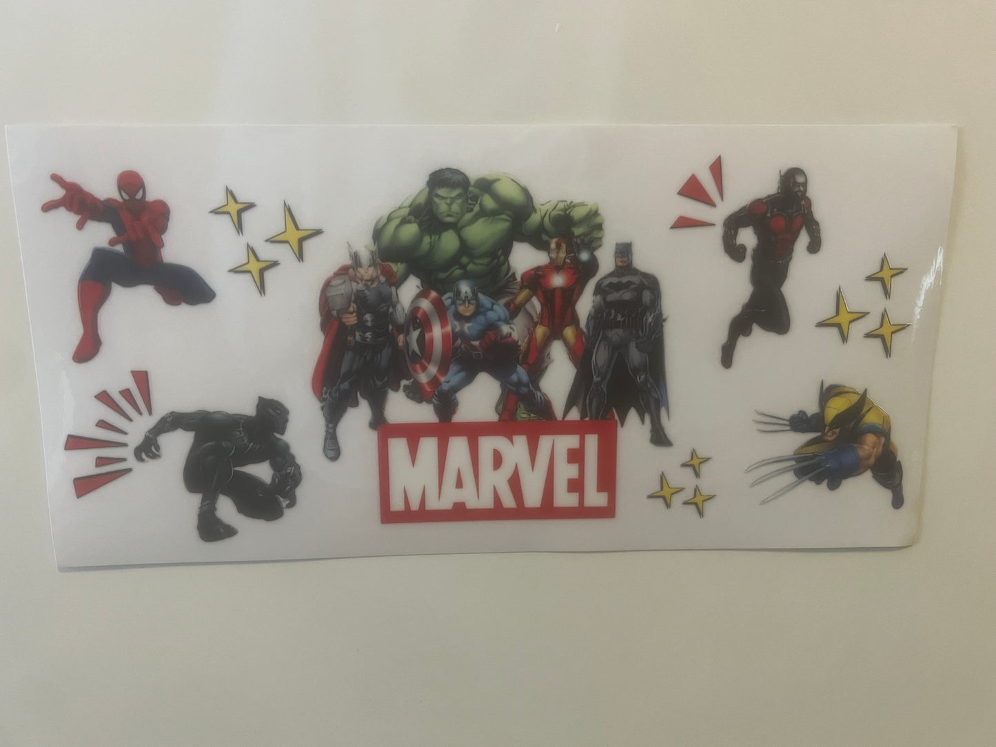 Marvel chatacters wrap exclusive