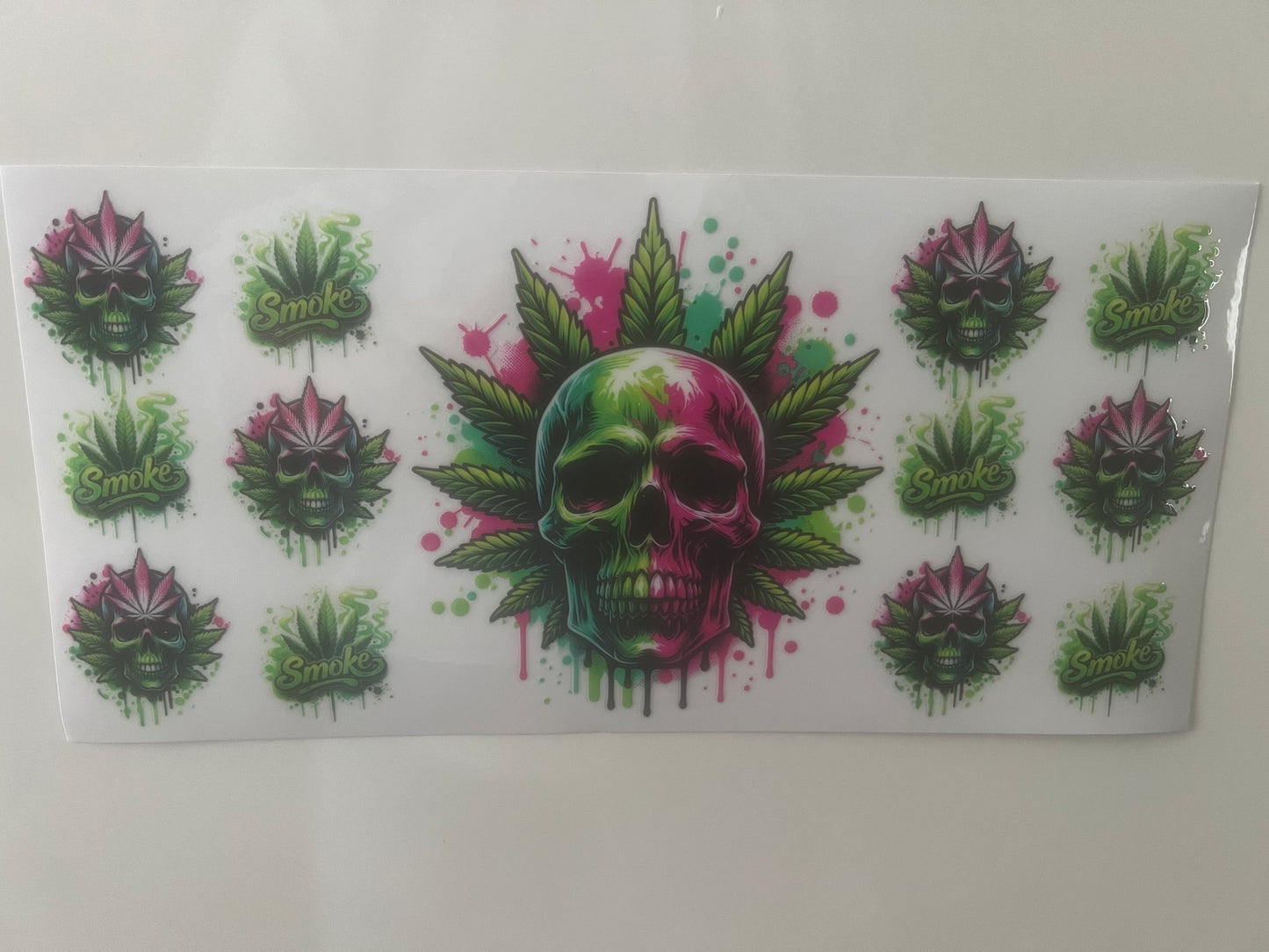 Smokers skull 420 wrap