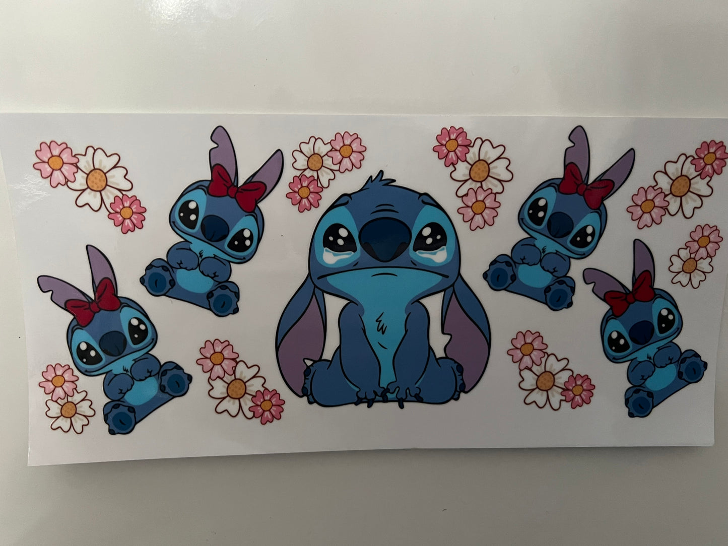 Stitch with hair bows wrap