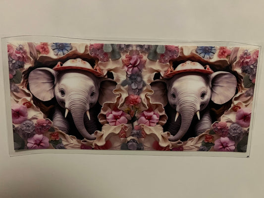 Elephants in hats wrap (E)