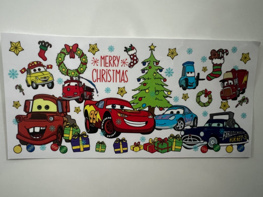 Cars Christmas wrap