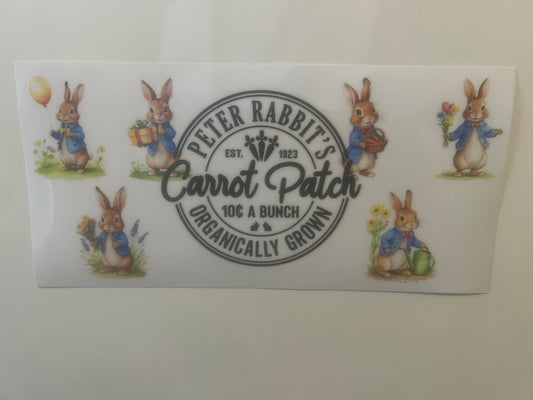 Peter rabbits carrot patch wrap