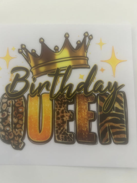 Birthday Queen decal