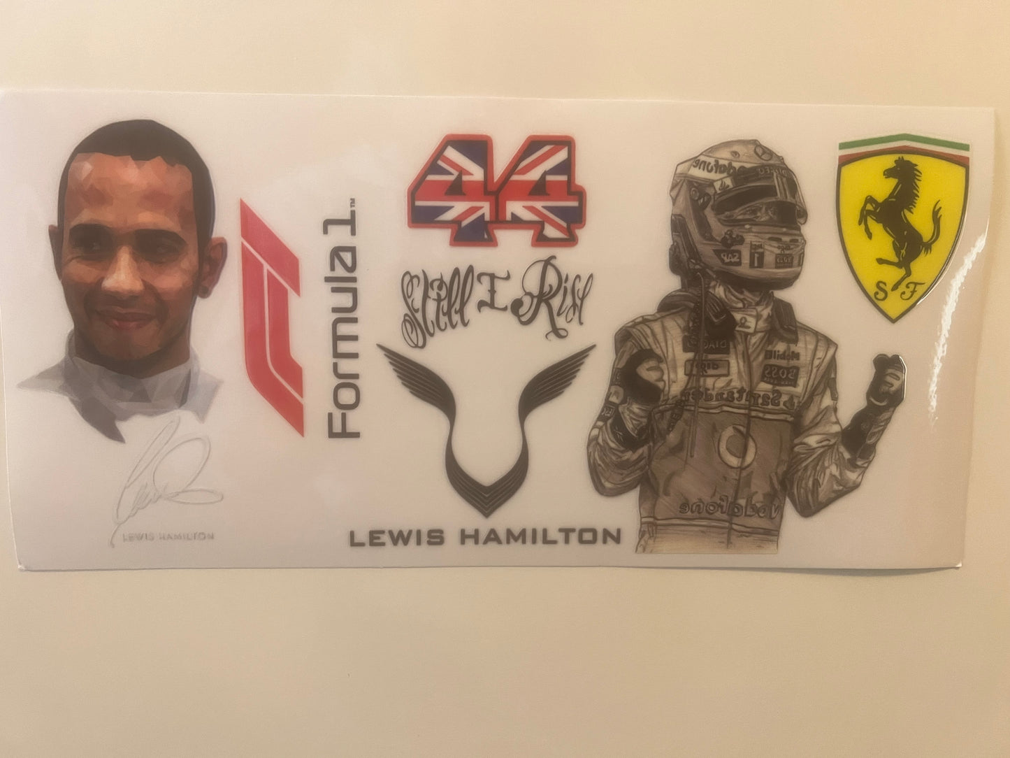 Lewis hamilton Formula 1 wrap exclusive