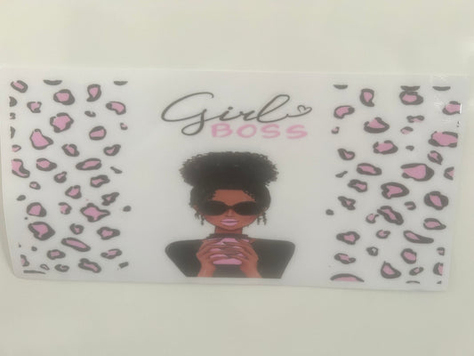 girl boss 16oz UVDTF wrap