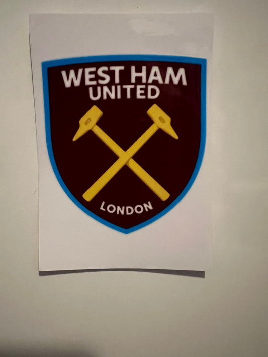 West Ham United badge uvdtf (L)