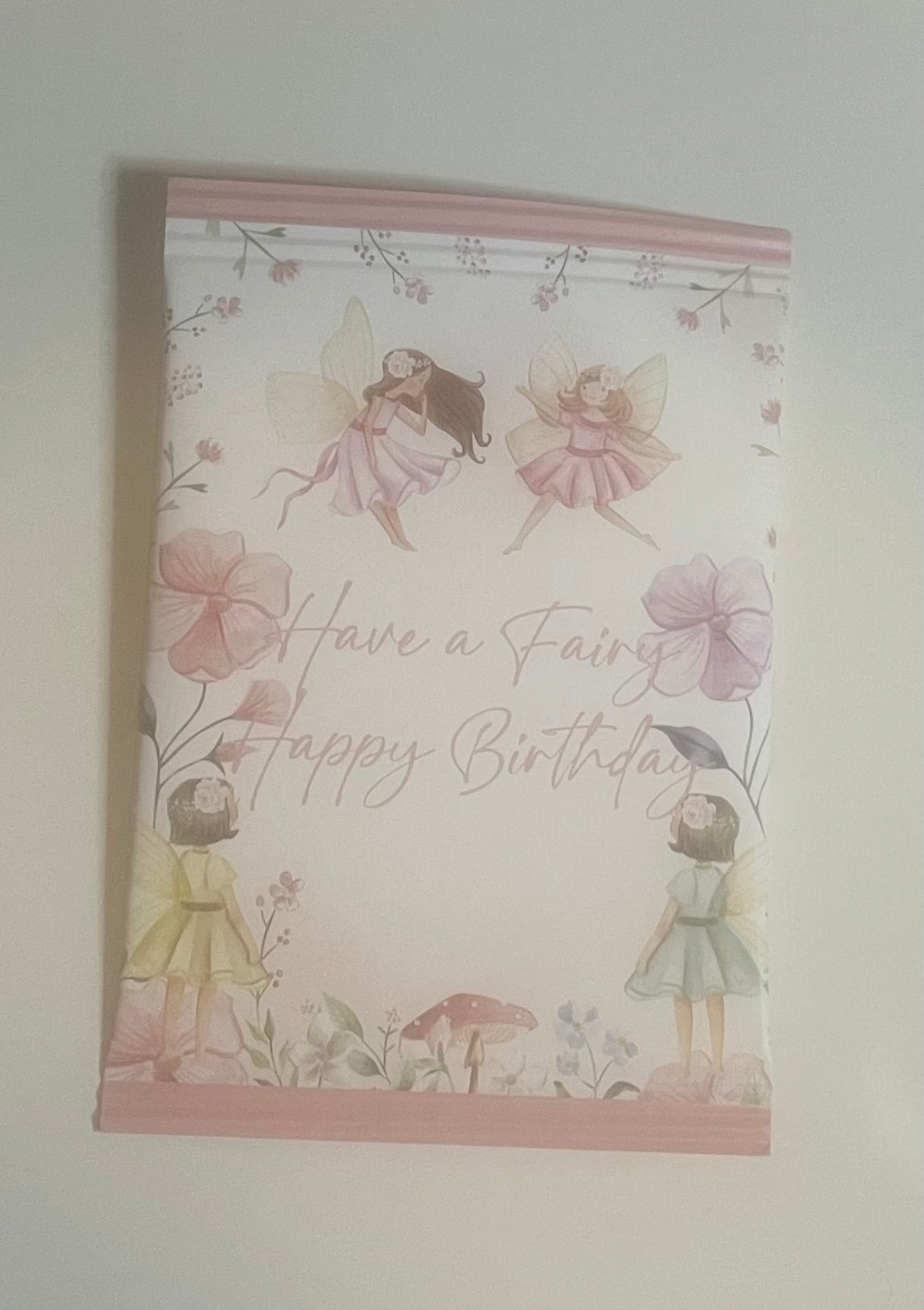 Fairies happy birthday treat bag exclusive design