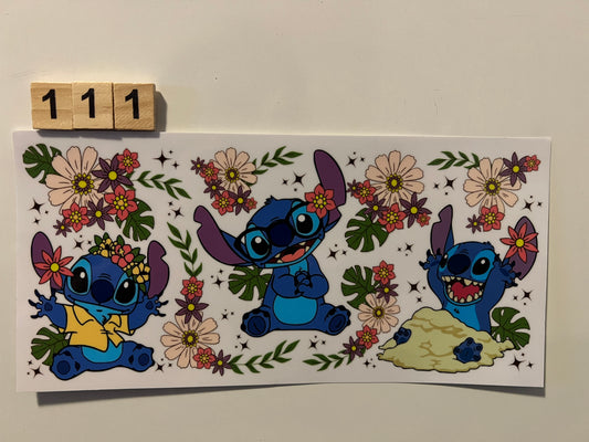 Stitch with glasses wrap (111) (L)