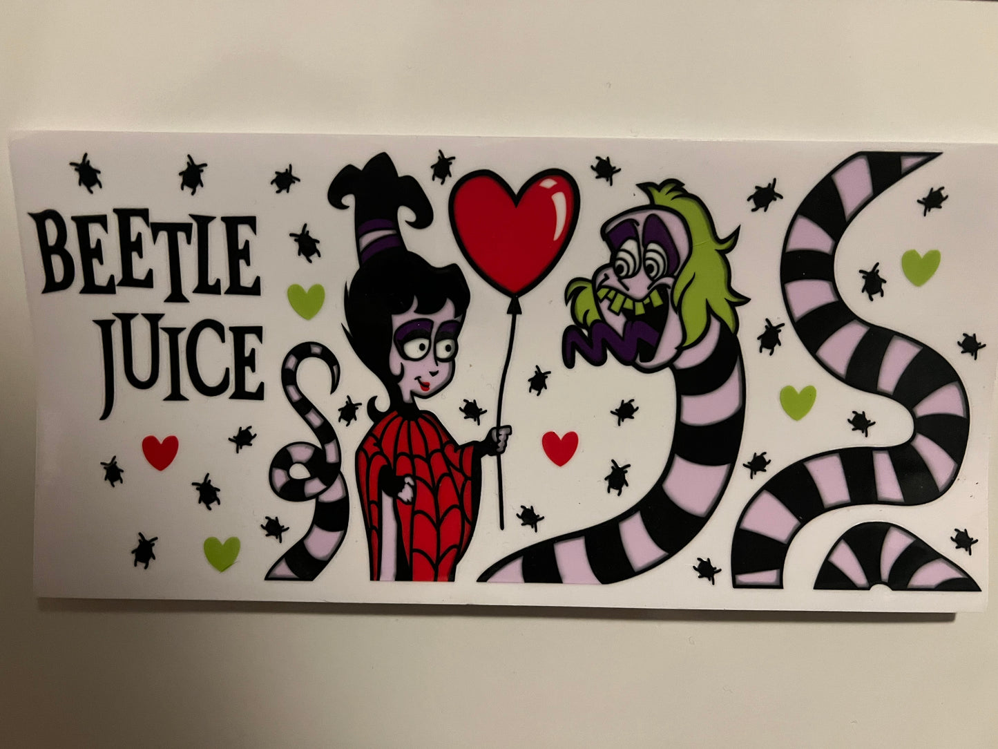 Beetlejuice cartoon wrap (L)