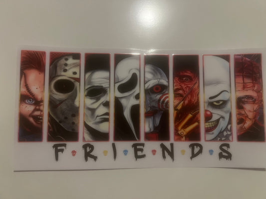 Friends horror character wrap