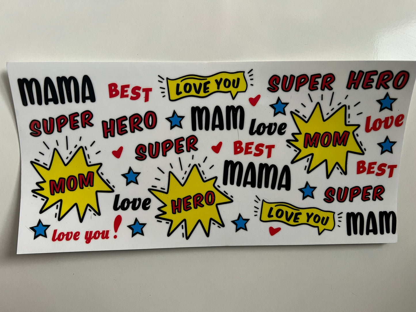 Super hero mum wrap