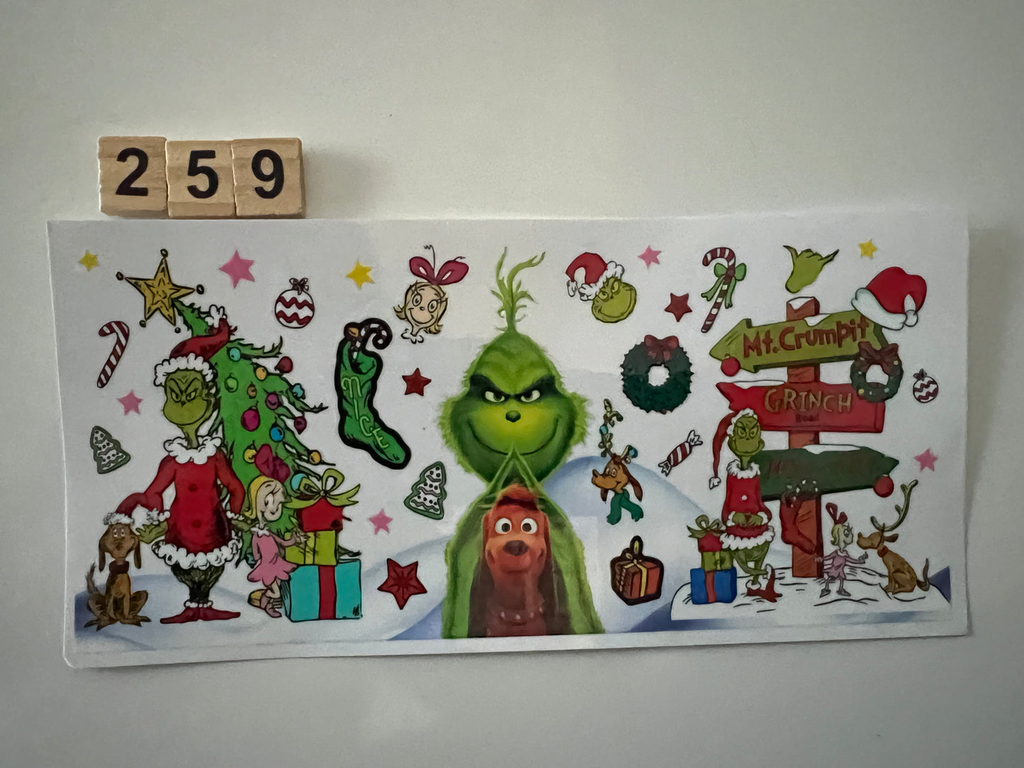 Grinch and his pooch wrap (259) (LE)