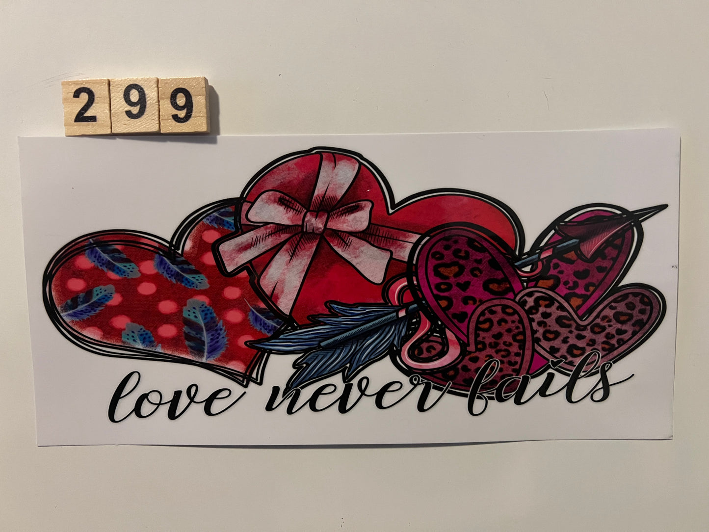 Love never fails wrap (299) (L)