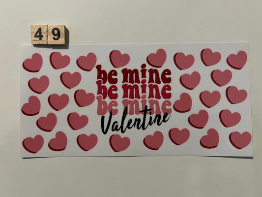 Be mine valentine wrap (49) (L)