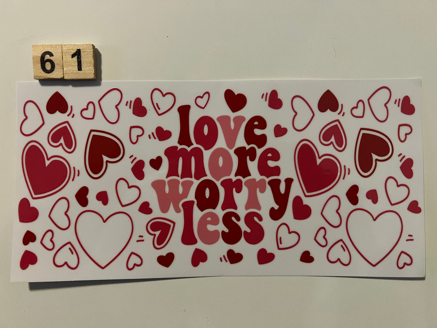 Love more worry less wrap (61) (L)