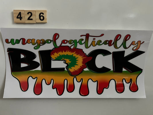 Unapologetically black wrap (426) (L)