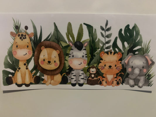 Cute safari animals wrap (L)