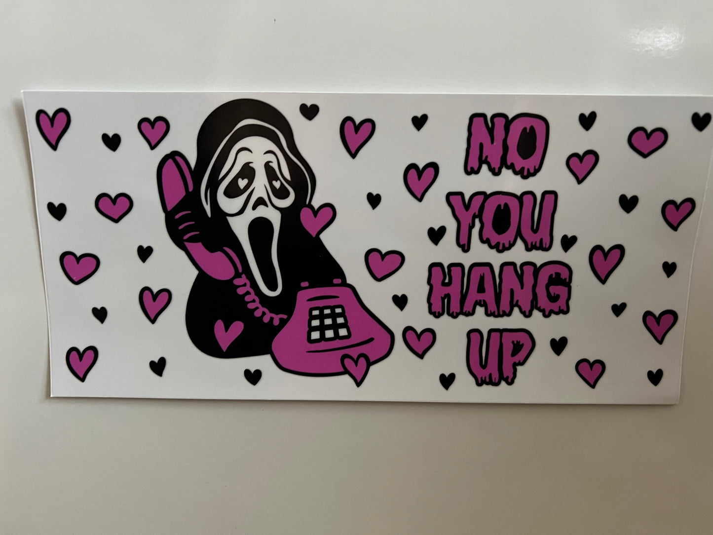 Ghost face - no you hang up wrap